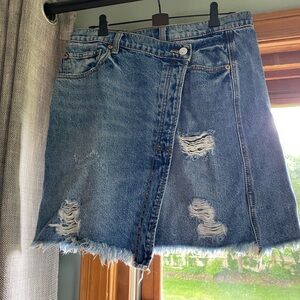 Denim Mini Skirt